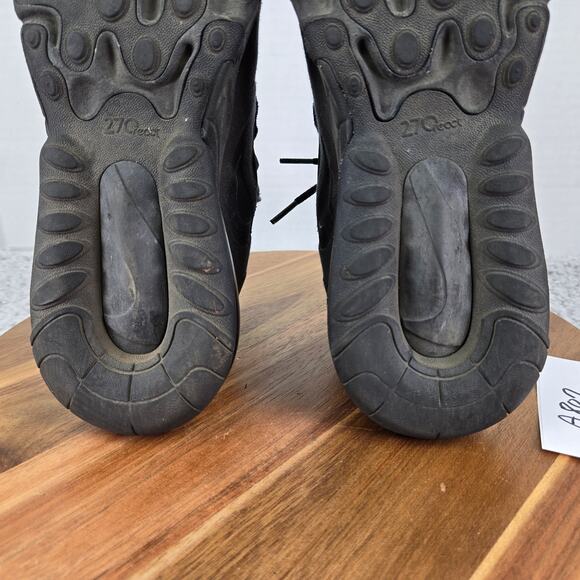 Nike Air Max 270 React Triple Black GS Gym Athletic Sneakers Kids 5y BQ0103-004 - Picture 9 of 11